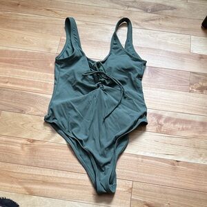 Xhilaration Green One Piece Swimsuit